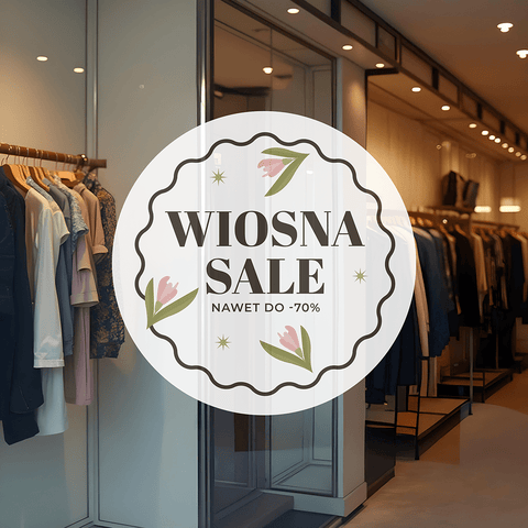 Round Sale Window Decals - Sticker Brothers