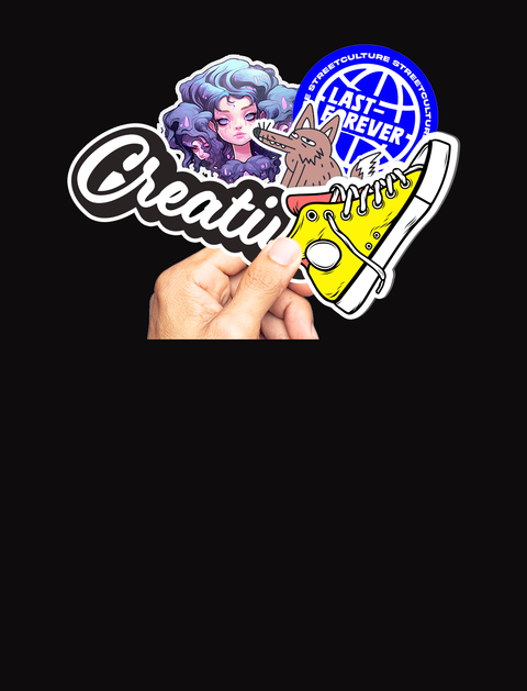 It's Custom Stickers, Bro!