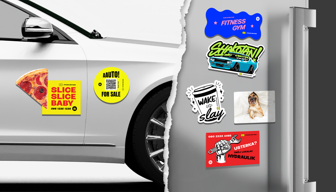 Sample Pack of Custom Printed Magnets – Sticker Brothers