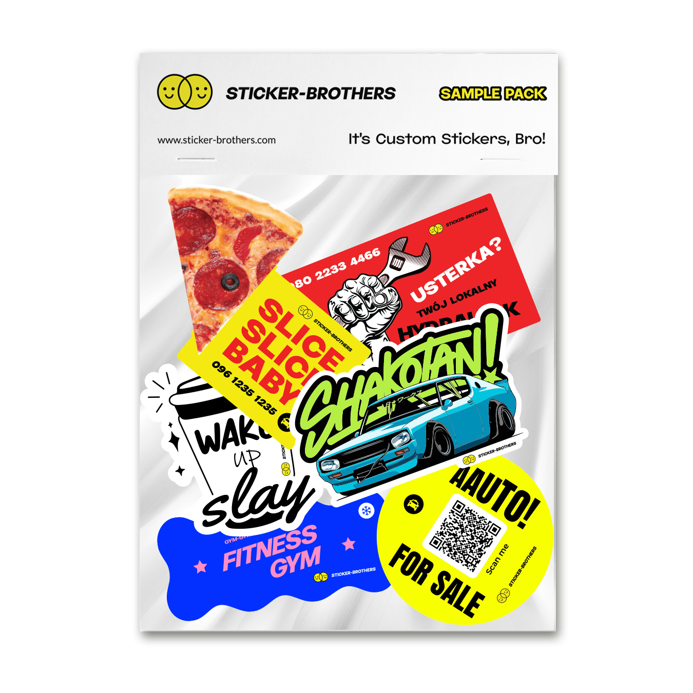 Sample Pack of Custom Printed Magnets – Sticker Brothers